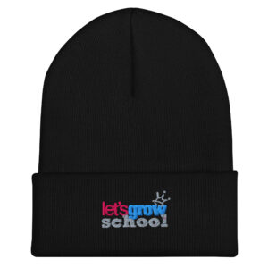 Gorro con borde vuelto